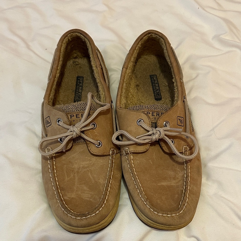 Sperry Wonen's Light Brown Boat Shoes